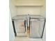 Convenient laundry closet with modern side by side washer and dryer hookups at 406 Fairoaks Cir, Chapel Hill, NC 27516