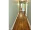 Hallway with hardwood floors at 411 W Raleigh St, Siler City, NC 27344