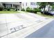 Spacious driveway with designated parking spots and guest parking available at 4224 Vienna Crest Drive Dr, Raleigh, NC 27613