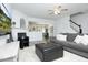 Bright living room with stylish furniture, an entertainment center, and an open layout at 4224 Vienna Crest Drive Dr, Raleigh, NC 27613
