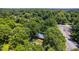Aerial view of a house amidst a sea of green trees in a residential neighborhood at 503 Tarleton Ave, Burlington, NC 27215