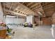 Large unfinished basement with exposed ceilings, ideal for storage or future renovation at 503 Tarleton Ave, Burlington, NC 27215
