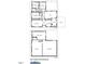 Detailed floor plan showcasing the layout of the home, including bedrooms, living spaces, kitchen, and garage at 503 Tarleton Ave, Burlington, NC 27215