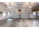 Spacious two-car garage with ample room for parking and storage at 5123 Richland Dr, Raleigh, NC 27612