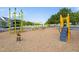 A fun playground with climbing structures, swings, and soft landing ground at 690 Great Ridge Pkwy, Chapel Hill, NC 27516