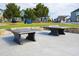 Outdoor ping pong tables offering an enjoyable and active recreational opportunity at 690 Great Ridge Pkwy, Chapel Hill, NC 27516