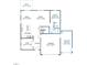 Detailed floor plan showcasing layout of the first floor at 72 Cribbs Ln, Middlesex, NC 27557