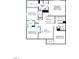 Second floor plan with bedrooms, bathrooms and linen closet at 72 Cribbs Ln, Middlesex, NC 27557