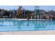 Inviting community swimming pool with a slide and clear blue water for residents' enjoyment at 8 Pin Tail Ct, Pittsboro, NC 27312