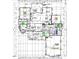First floor plan showcasing the layout of the main living areas and two-car garage at 8 Pin Tail Ct, Pittsboro, NC 27312