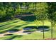 Scenic view of the golf course with meticulously manicured greens and challenging sand traps at 8 Pin Tail Ct, Pittsboro, NC 27312