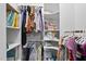 Well-organized closet with shelves and hanging space for optimal storage solutions at 821 Van Thomas Dr, Raleigh, NC 27615