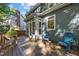 Back deck with outdoor seating at 8412 Old Deer Trl, Raleigh, NC 27615