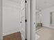 Bathroom includes a walk-in closet with built-in wire shelving at 8412 Old Deer Trl, Raleigh, NC 27615