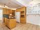 Spacious kitchen with an island, ample storage, and modern appliances at 907 W Johnson St, Raleigh, NC 27605