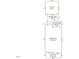 Schematic floor plan showing site layout including garage, patio, porch, and subject site dimensions at 1006 Whistler St, Durham, NC 27713