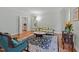 Inviting living room with hardwood floors, classic decor, and ample natural light offers a comfortable living space at 1105 Tazwell Pl, Raleigh, NC 27612