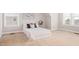 Comfortable bedroom features neutral carpet, a decorative painting, and bright window at 1109 Hemby Ridge Ln, Morrisville, NC 27560