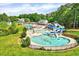 Community pools with a double slide and a area for hours of fun and entertainment at 112 Avent Pines Ln, Holly Springs, NC 27540