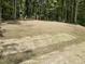 Lush backyard with freshly laid straw, creating a serene and inviting outdoor space ready for landscaping and enjoyment at 113 Pueblo Dr, Louisburg, NC 27549
