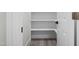 Walk-in pantry with built-in shelving and storage at 113 Pueblo Dr, Louisburg, NC 27549