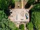 Aerial view of the playground at 113 Twisted Oak Pl, Durham, NC 27705