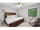 Bedroom with natural light and a view of nature at 113 Twisted Oak Pl, Durham, NC 27705