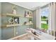 Charming office space with wooden shelving, decor, and a view at 160 Serene Xing, Fuquay Varina, NC 27526