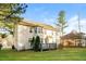 The backyard offers a deck, lawn, and view of the back of the house at 165 Sutherland Dr, Franklinton, NC 27525