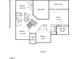 Second floor plan boasts three bedrooms, walk-in attic, bonus room, unfinished storage, and closet space at 1809 Bowling Rd, Fuquay Varina, NC 27526