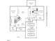 Detailed first floor plan featuring a spacious owners suite, living area, kitchen, guest suite, and three car garage at 1809 Bowling Rd, Fuquay Varina, NC 27526