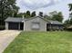 Charming single-story home featuring a well-manicured lawn, attached garage and neutral-toned exterior at 205 Woodhaven Dr, Burlington, NC 27217