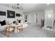 This spacious loft features modern lighting, neutral carpet, and a comfortable seating area at 2301 Edenberry Ln, Fuquay Varina, NC 27526
