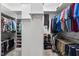 Custom walk-in closet with ample storage and well-organized shelving at 3606 Dairy Pond Pl, Durham, NC 27705