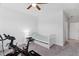 This bedroom features carpet and a bed, offering a cozy and comfortable space at 408 Brierley Dr, Apex, NC 27523