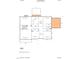 Second level floor plan displaying bedrooms and recreation areas at 408 Brierley Dr, Apex, NC 27523