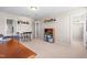 Spacious bedroom featuring neutral carpet and natural light at 437 Excalibur Dr, Morrisville, NC 27560