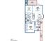 Floor plan showcasing the layout of the house, including the rooms and their dimensions at 4600 Townesbury Ln, Raleigh, NC 27612
