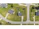 Bird's eye view showing the property, and its surrounding neighborhood at 509 Par Dr, Nashville, NC 27856