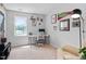 Comfortable home office with desk, chair, and natural light from the window at 5400 Kaplan Dr, Raleigh, NC 27606