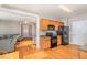 Open kitchen with wood cabinets and stainless-steel appliances at 605 Bellefont Ct, Knightdale, NC 27545