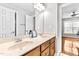 Bathroom with double sinks, vanity and walk-in access at 626 Toledo Ct, Rolesville, NC 27571
