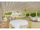 Elegant pavilion showcases ample seating and picturesque views of the surrounding landscape at 7920 E Washington St, Mebane, NC 27302