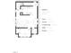 First floor plan for unit 1017 C totaling 646 sqft showing the foyer, kitchen, and living/dining area at 1017 N Buchanan Blvd # C, Durham, NC 27701