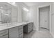 Contemporary bathroom featuring double vanity, modern fixtures, and sleek design elements for a spa-like experience at 11548 Helmond Way # 104, Raleigh, NC 27617