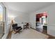 Stylish home office with modern desk, comfortable chair, and ample natural light at 120 E Laurenbrook Ct, Cary, NC 27518