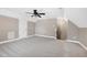 Bedroom with carpet, a ceiling fan, and neutral colored walls at 129 Middlegreen Pl, Holly Springs, NC 27540