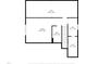 Detailed floor plan of the attic featuring living room and bath at 1313 Littlehills Dr, Apex, NC 27523
