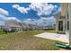 Enjoy the community backyard featuring a concrete patio at 1745 Ripley Woods St, Wake Forest, NC 27587