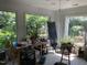 Bright sunroom filled with natural light and views of the backyard at 1800 Avondale Dr, Durham, NC 27701